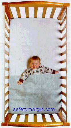 Baby in crib